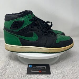 Nike Air Jordan 1 One Retro High Pine Green 2.0 Black Men’s Size 10.5 555088-030